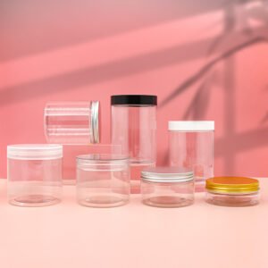 OEM plastic jar pet plastic sealed cans